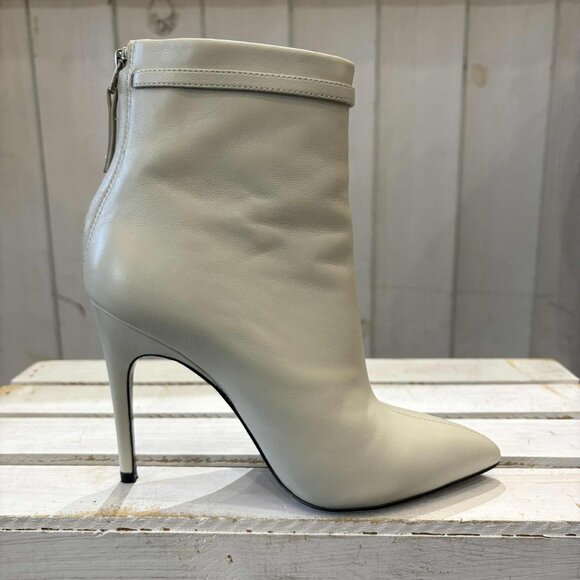 Reiss Ashton Leather Heeled Booties - Size 36 - Picture 3 of 9